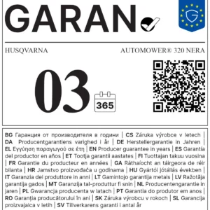 AUTOMOWER® 320 NERA nová verzia
