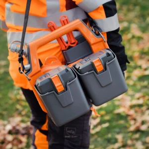 Box na akumulátory Husqvarna, reťazová píla